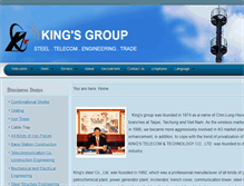 Tablet Screenshot of kingsgp.com.tw